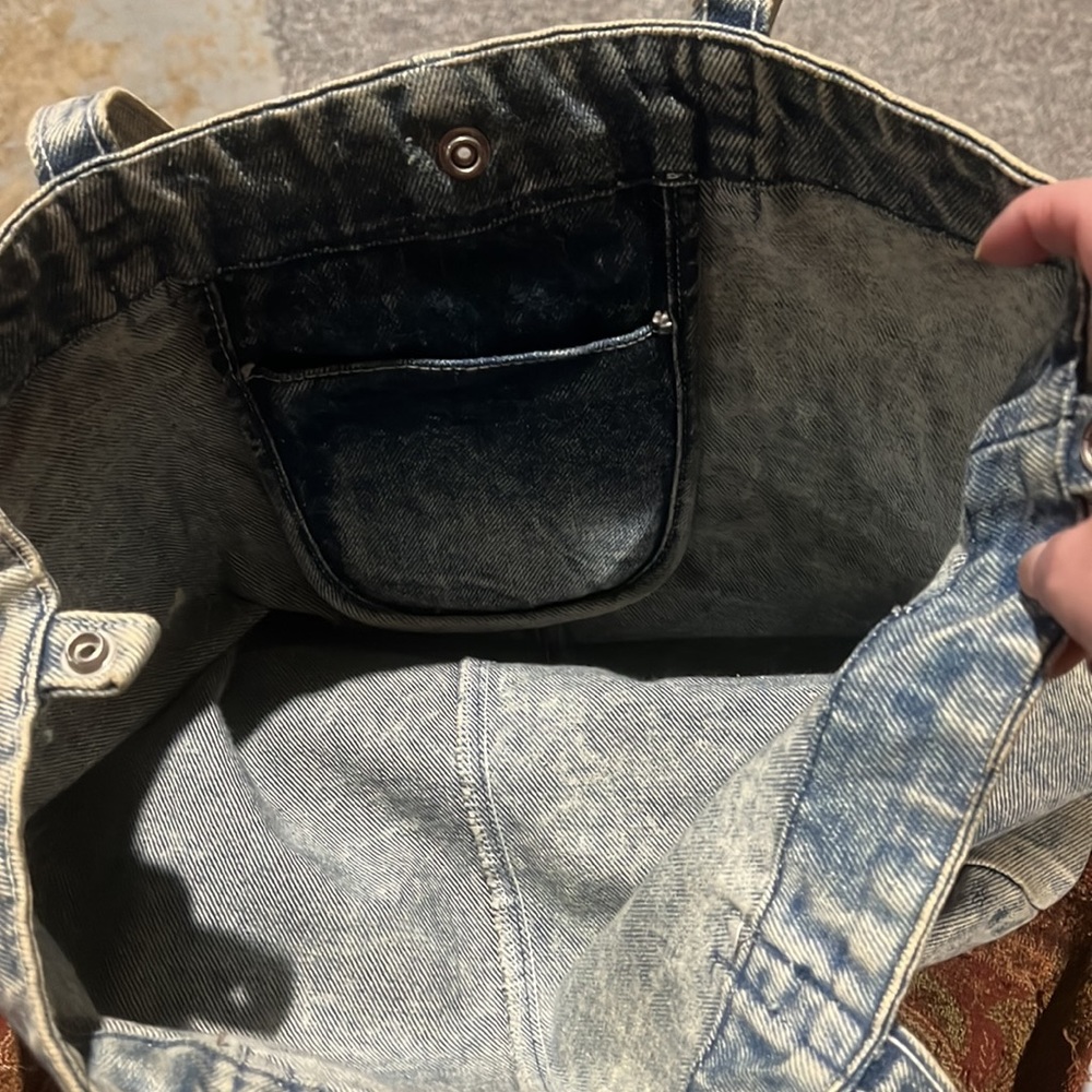 Vintage Denim Nijovo large BOHO Tote - Picture 4 of 11
